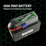 Ovonic Rebel 4S 6000mAh 100C 14,8 V EC5 LiPo