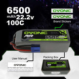 Ovonic Air 6S 6500mAh 100C 22,2V EC5
