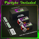 Ovonic Rebel 2.0 8S 1100mAh 29,6V 120C mit XT60 FPV Racing Lipo Akku (2 Stück)