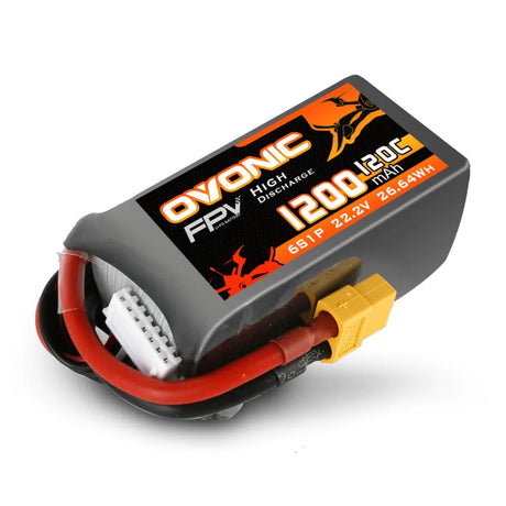 Ovonic 6S 1200mAh 22,2V 120C mit XT60 (4 St.)