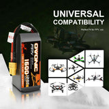 Ovonic FPV 4S 1600mAh 120C 14,8V XT60 LiPo Akku (4 Stück )