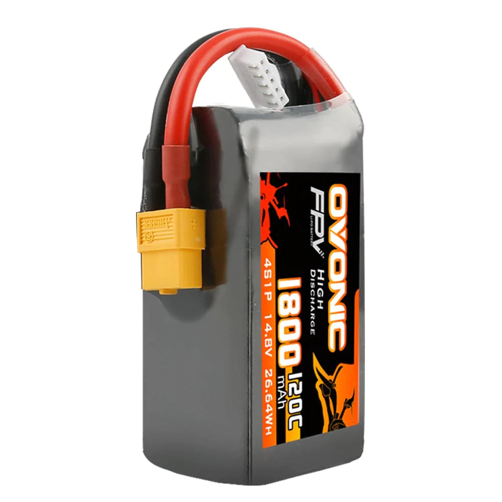 Ovonic 4S 1800mAh 120C LiPo XT60-Stecker für FPV (4 St.)
