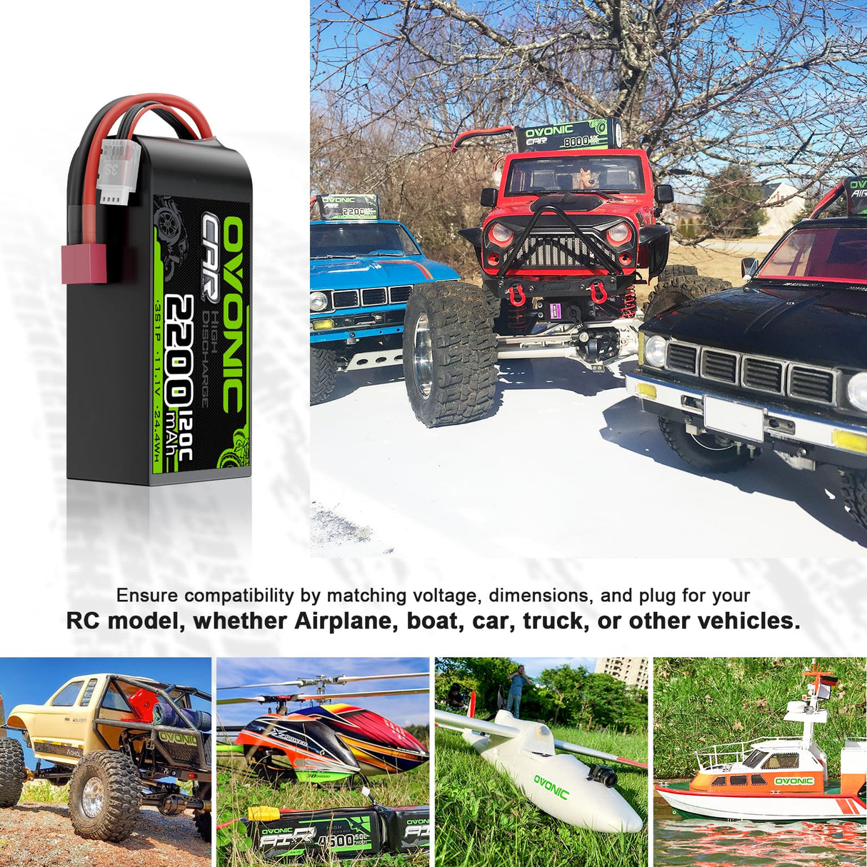 2200mAh / 3S / Deans T