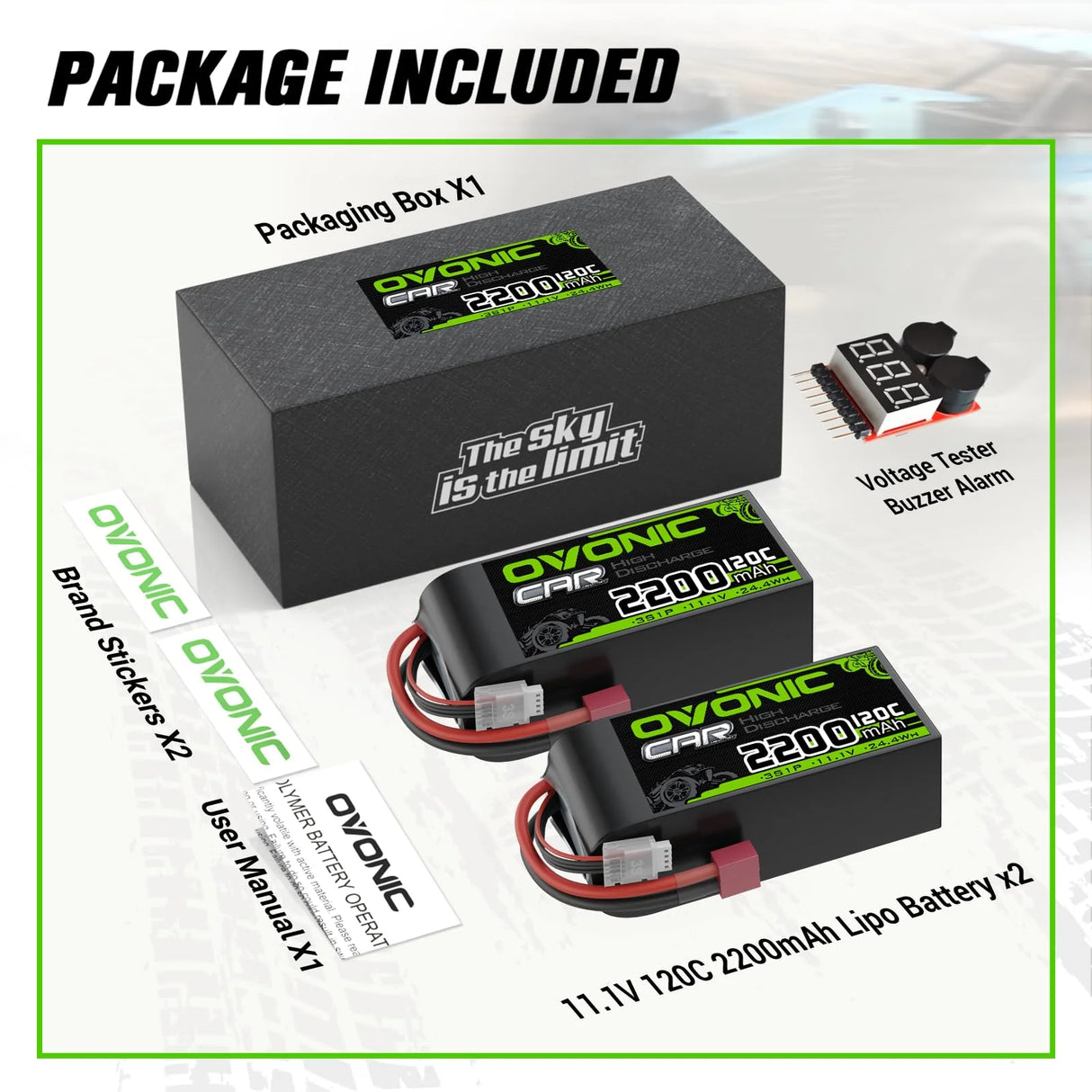 2200mAh / 3S / Deans T
