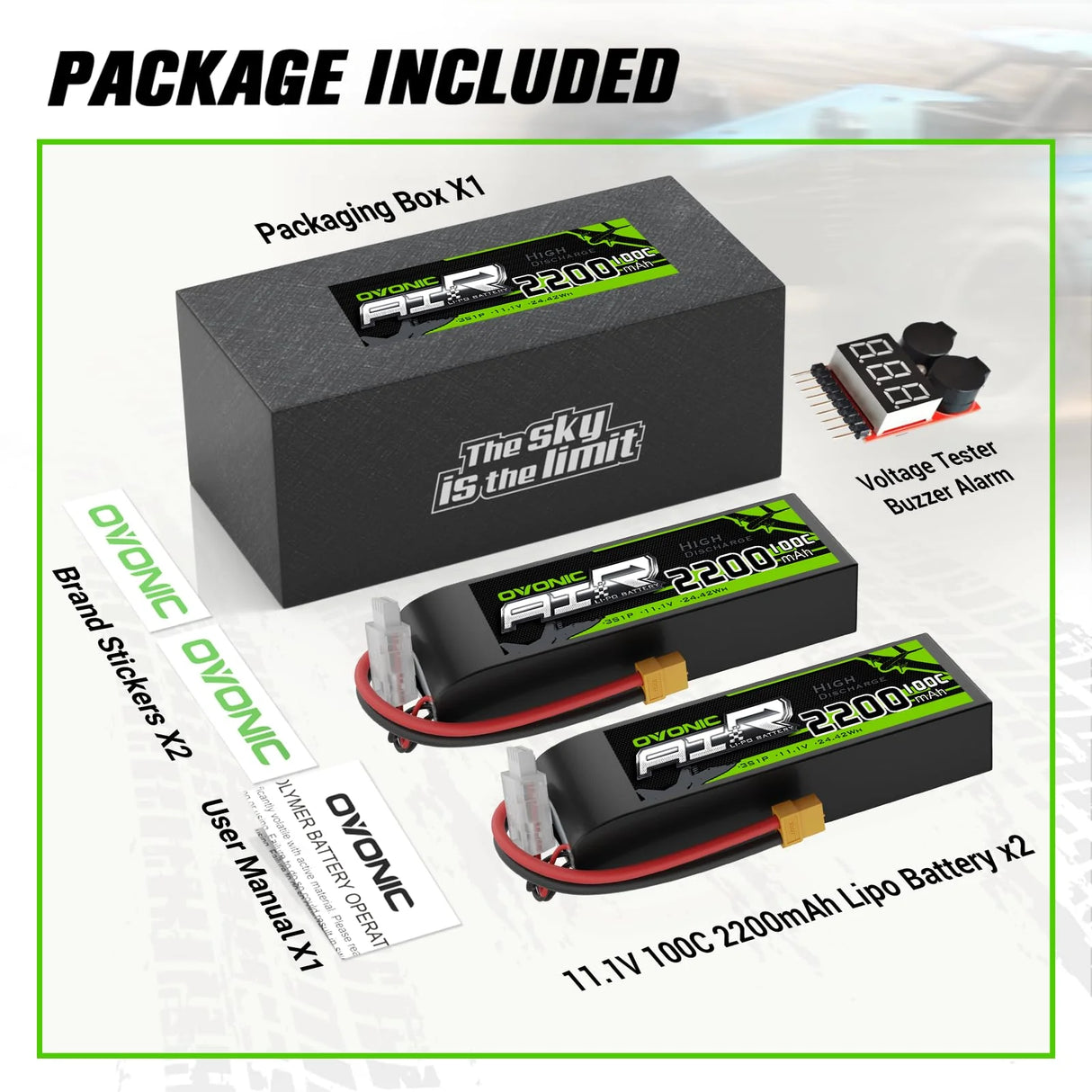 2200mAh / 3S / XT60