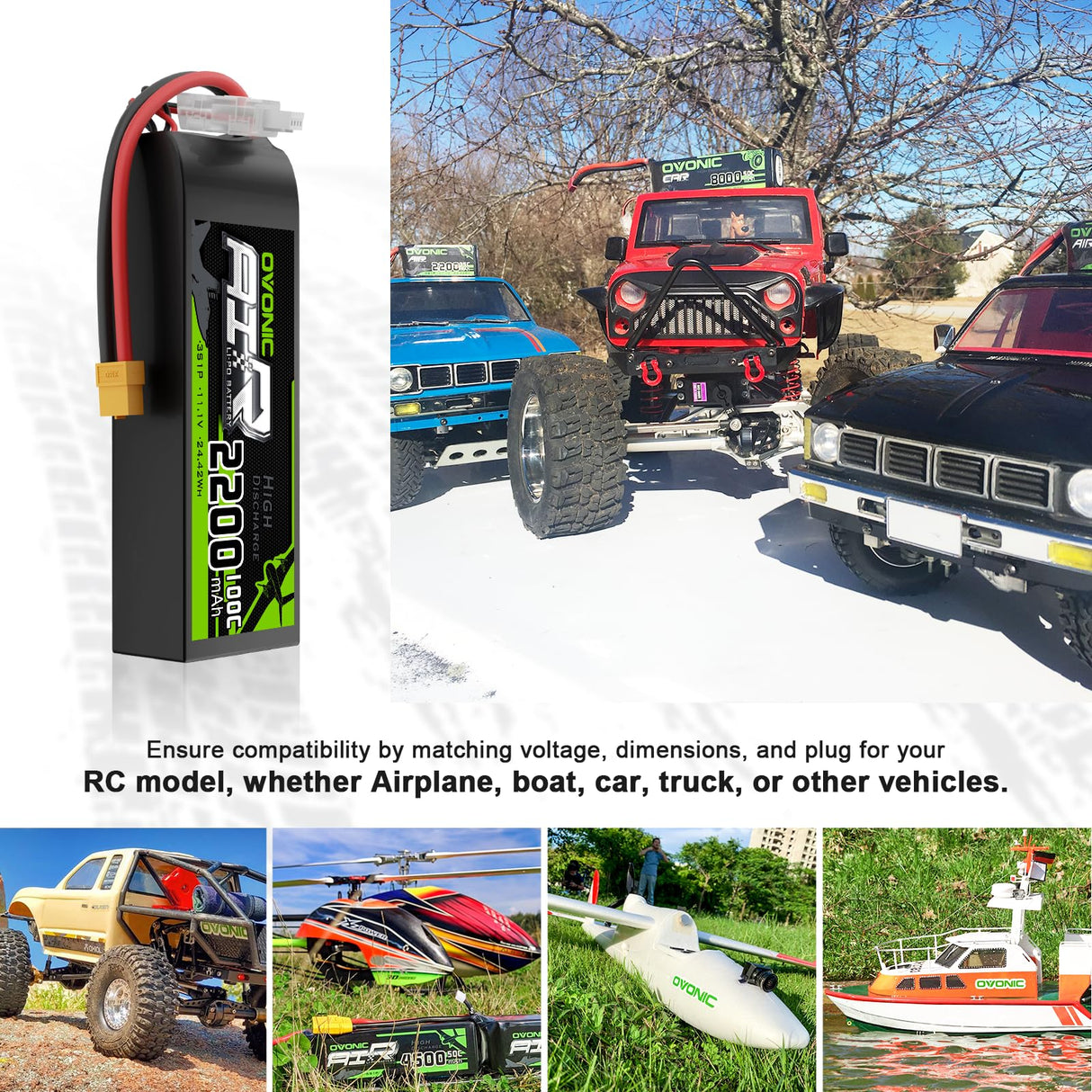 2200mAh / 3S / XT60
