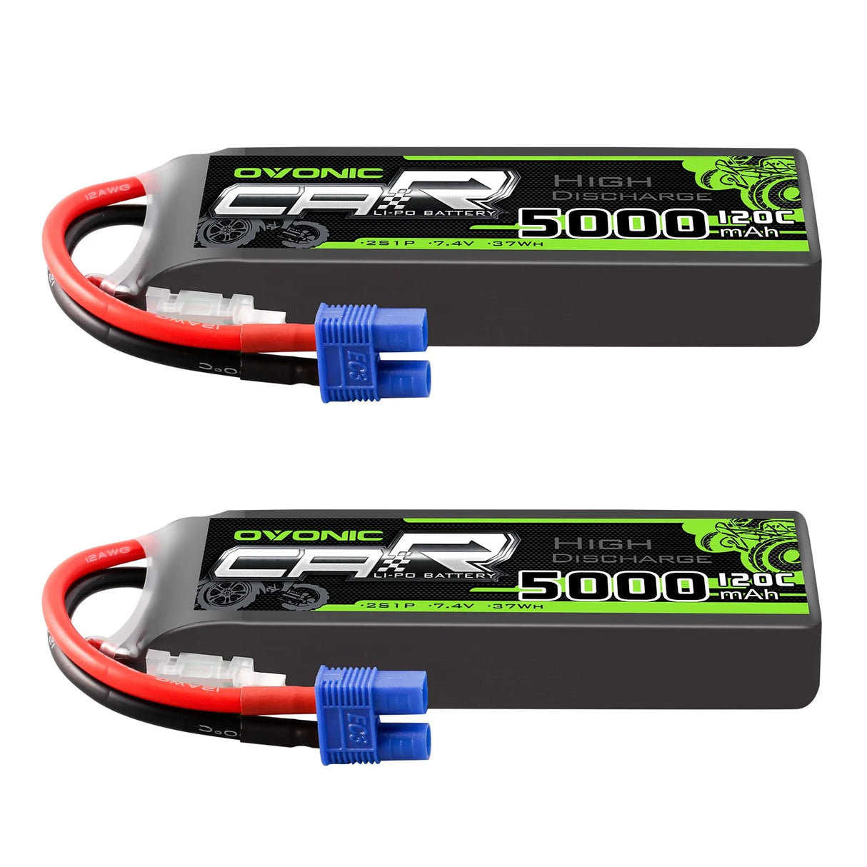 5000mAh / 2S / EC3
