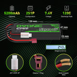 5200mAh / 2S / Deans T