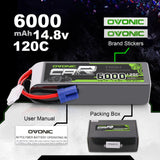 6000mAh / 4S / EC5