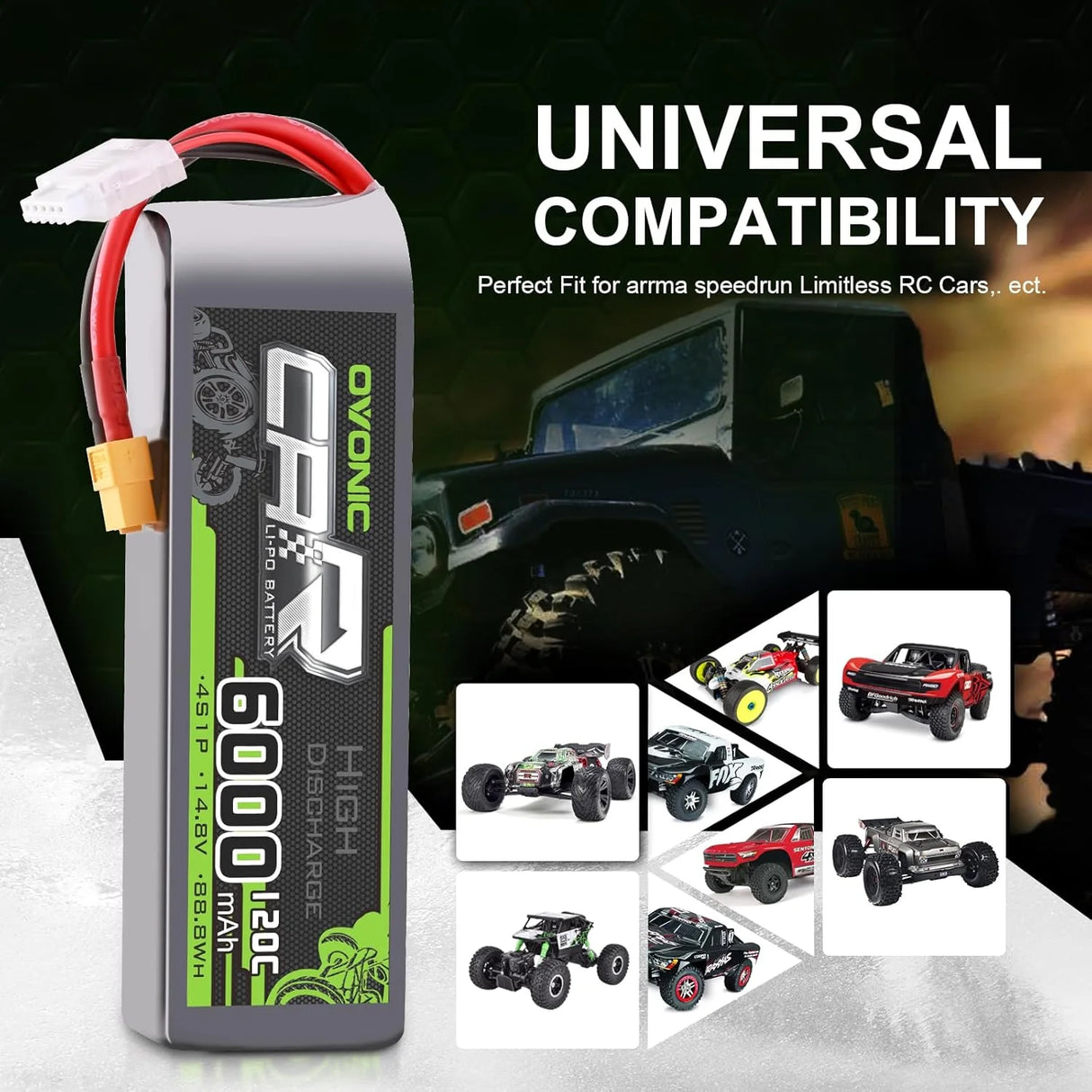 6000mAh / 4S / XT60