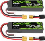 Ovonic Car 4S 6700mAh 120C 14,8V Lipo Akku Lipo Akku mit XT60 Stecker (2 Stück)