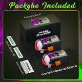 Ovonic Rebel 2.0 5S 1300mAh 18,5V 130C XT60 LiPo Akku (2 Stück)