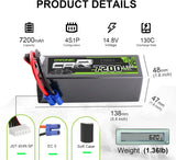 7200mAh / 4S / EC5