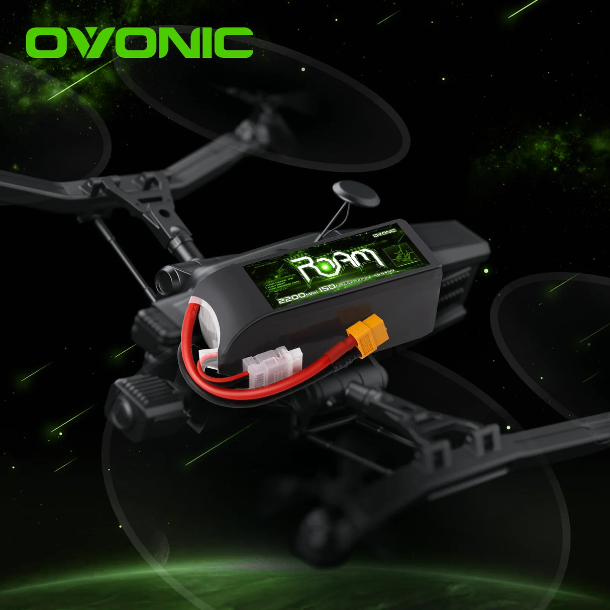 Ovonic Roam Series 6S Lipo Akku 2200mAh 6S1P 150C 22,2V Lipo Akku XT60-Stecker