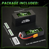 Ovonic Roam Series 6S Lipo Akku 3300mAh 6S1P 150C 22,2V XT90-Stecker