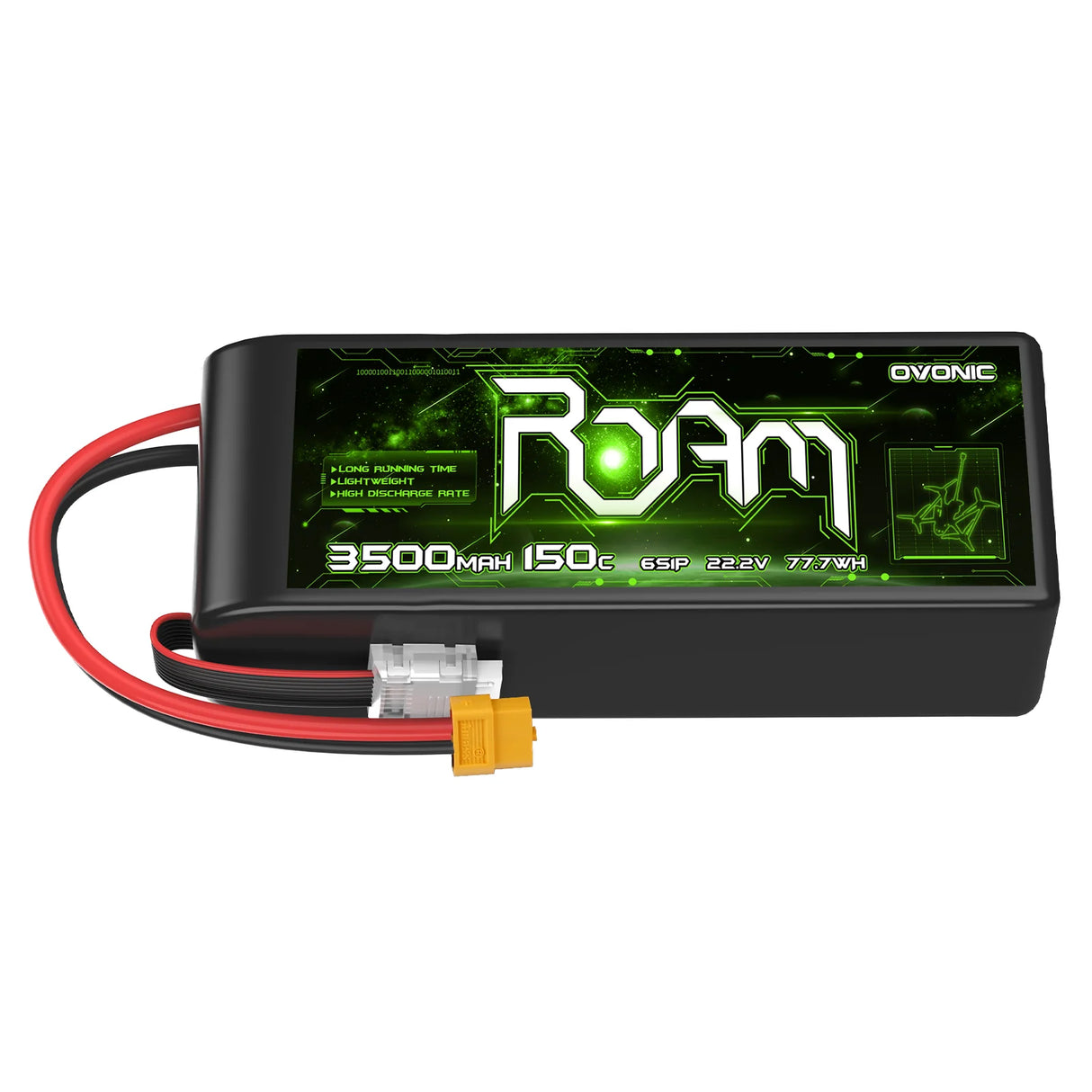 Ovonic Roam Series 6S Lipo Akku 3500mAh 6S1P 150C 22,2V Lipo Akku XT60-Stecker
