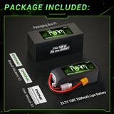 Ovonic Roam Series 6S Lipo Akku 3500mAh 6S1P 150C 22,2V Lipo Akku XT60-Stecker