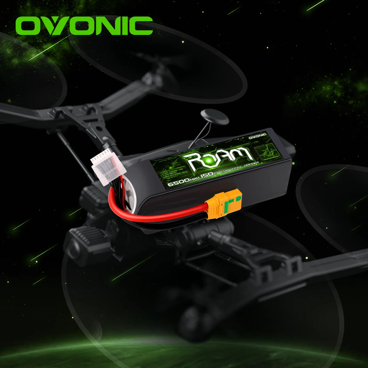 Ovonic Roam Series 6S Lipo Akku 6500mAh 6S1P 150C 22,2V und XT90-S