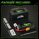Ovonic Roam Serie 6S Lipo Akku 8000mAh 6S1P 150C 22,2V mit XT90-S