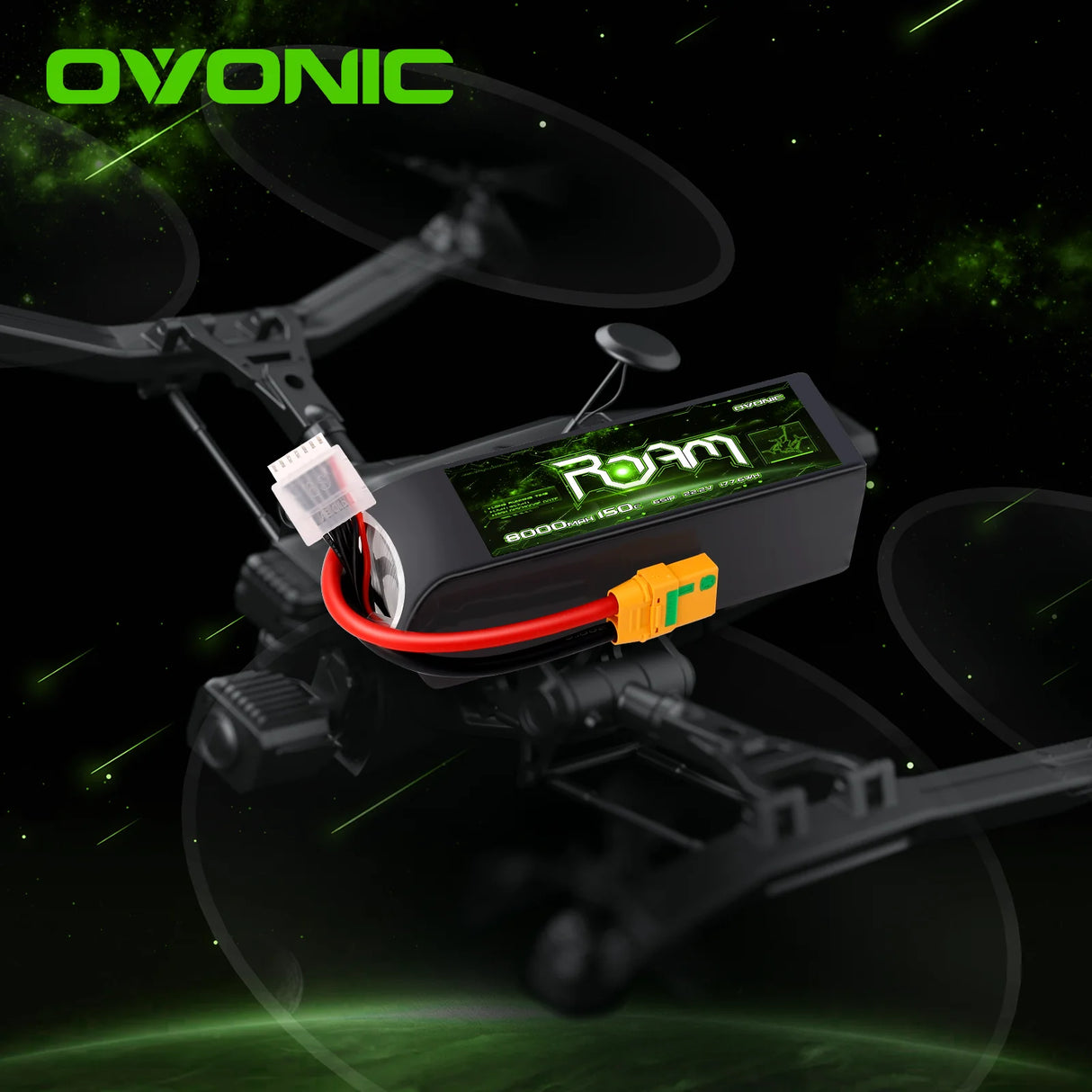 Ovonic Roam Serie 6S Lipo Akku 8000mAh 6S1P 150C 22,2V mit XT90-S