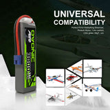 Ovonic Air 4S 3000mAh 4S 14,8V 35C Lipo Akku mit EC3 Stecker