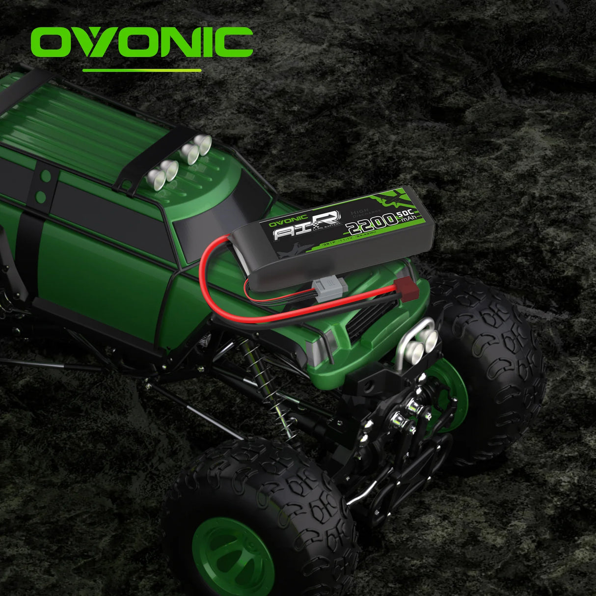 Ovonic Air 3S 2200mAh 50C 11,1V LiPo-Akkupack mit Deans T-Stecker