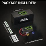 Ovonic Car 3S Lipo Akku 3600mAh 3S1P 50C 11,1V Lipo Akkupack mit XT60- und EC3-Stecker
