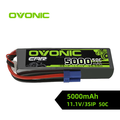 Ovonic 3S 5000mAh 50C 11,1V LiPo EC5