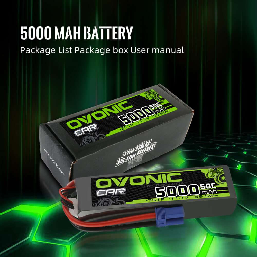 5000mAh / 3S / EC5