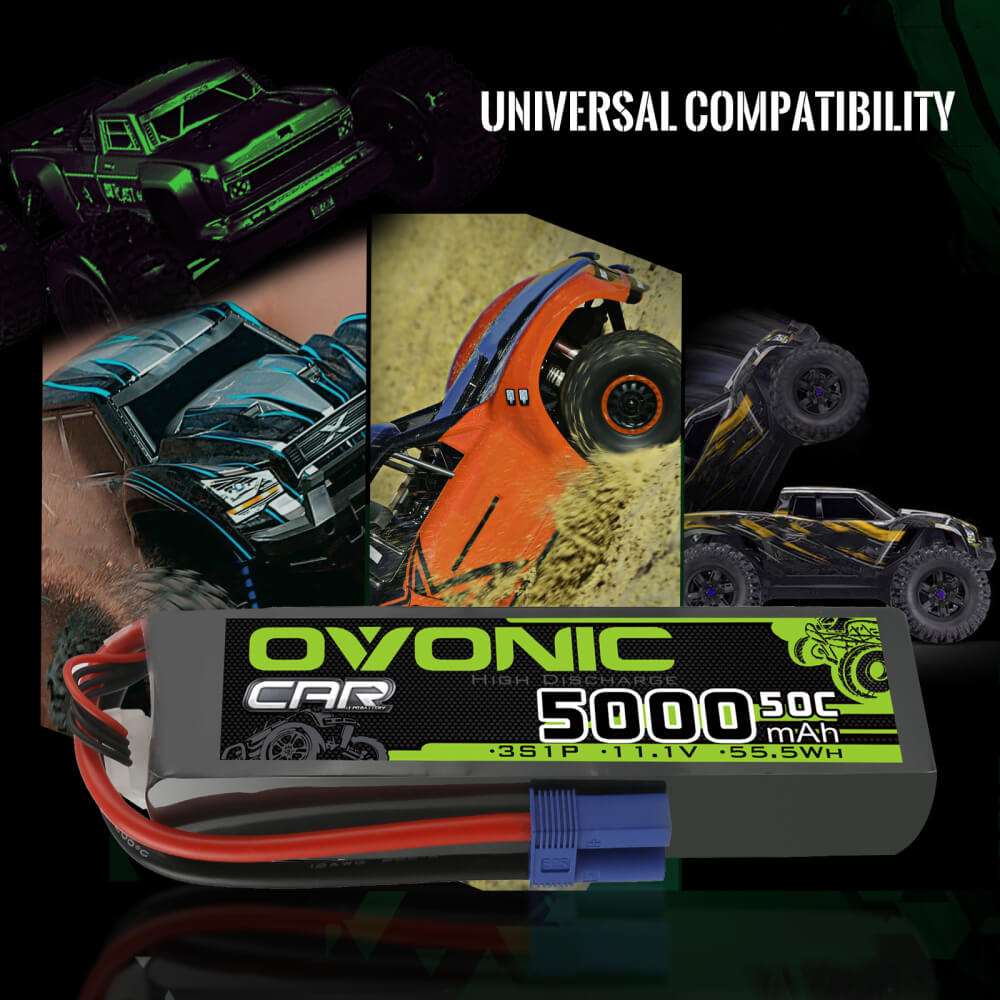 Ovonic 3S 5000mAh 50C 11,1V LiPo EC5 (2 St.)