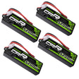 Ovonic Car 2S 5200mAh 50C 7,4V Hard Case LiPo mit Deans-Stecker (4 St.