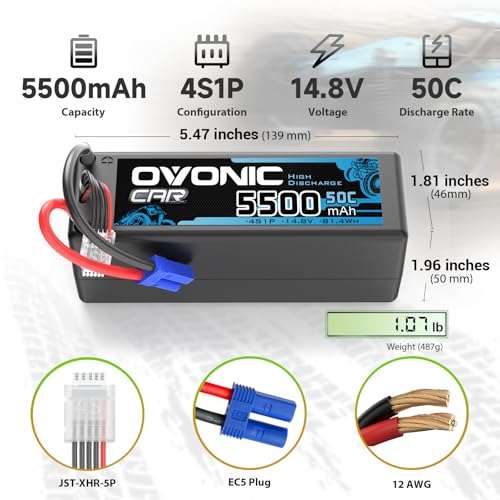 5500mAh / 4S / EC5