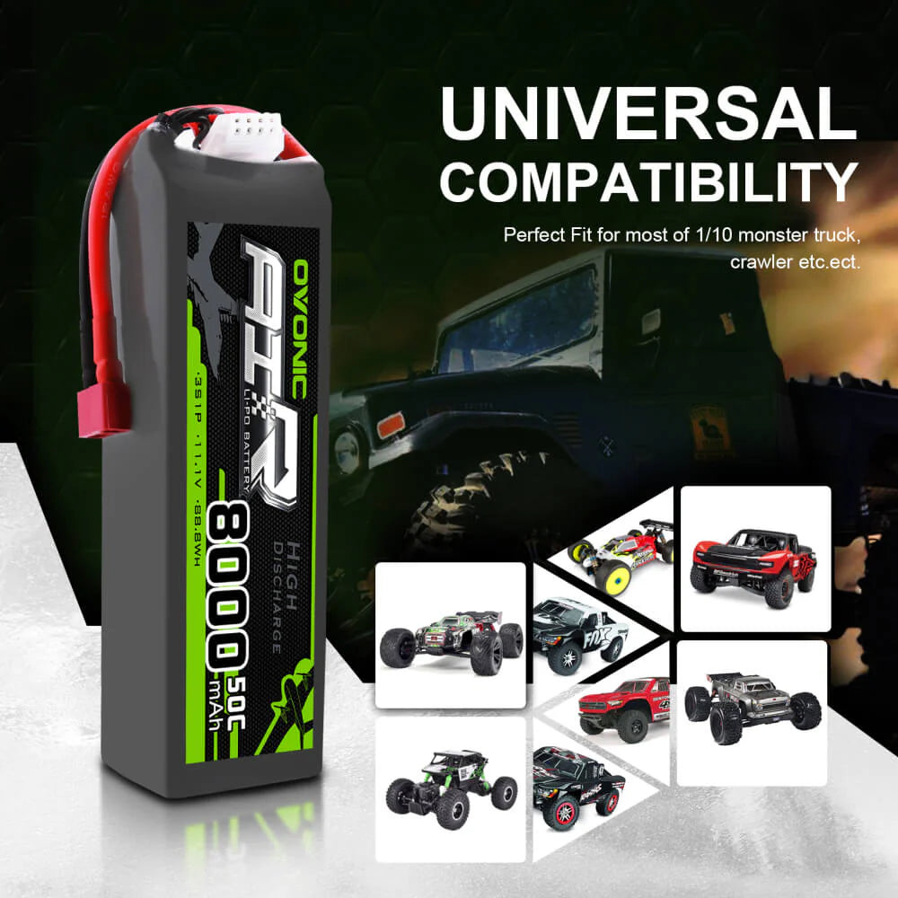 Ovonic Air 3S 8000mAh 11,1V 50C Lipo Akku mit Deans-Stecker