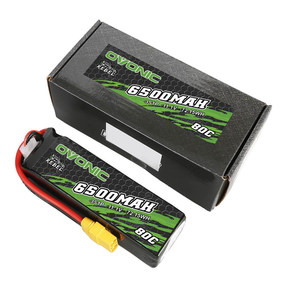 Ovonic Rebel 3S 6500mAh  80C 11,1 V LiPo XT90 (2 St.)