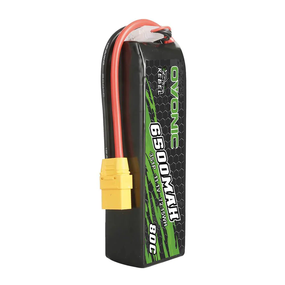 Ovonic Rebel 3S 6500mAh  80C 11,1 V LiPo XT90 (2 St.)