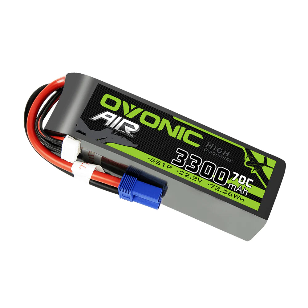 Ovonic 6S 3300mAh 22,2V 70C EC5 LiPo Akku