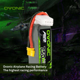 Ovonic Air 3S LiPo Akku 750mAh 11,1V 70C für RC-Helikopter LOGO 200 - XT30-Stecker (2 Stück)
