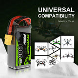 Ovonic FPV 3S 1300mAh 11,1V 80C XT60 Lipo Akku