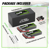 6000mAh / 2S / Deans