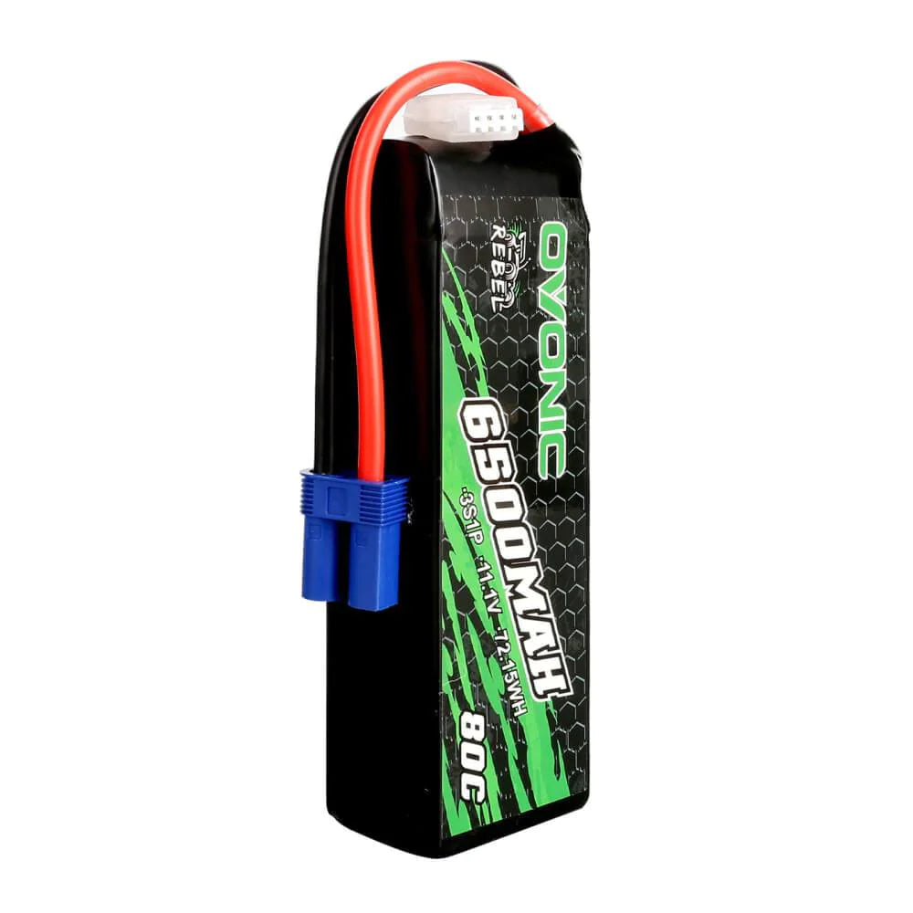 Ovonic Rebel 3S 6500mAh 11,1 80C EC5 LiPo Akku (2 Stück)