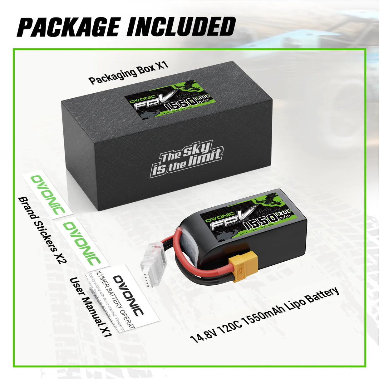 1550mAh / 4S / XT60