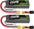 OVONIC 11,1V 3S LiPo-Akku 4000mAh 120C mit TRA-Stecker 