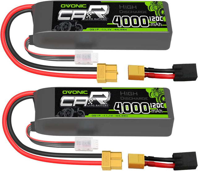 OVONIC 11,1V 3S LiPo-Akku 4000mAh 120C mit TRA-Stecker 