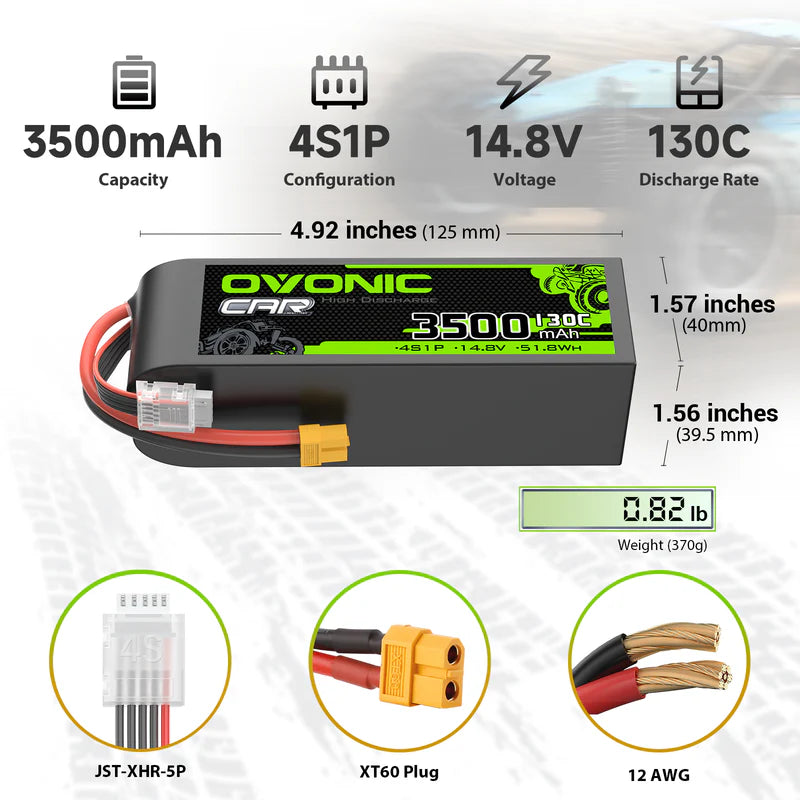 3500mAh / 4S / XT60