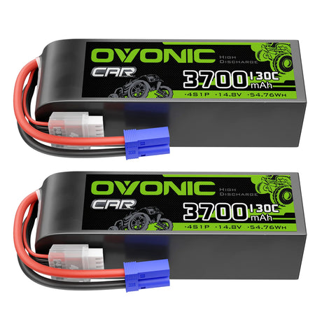 OVONIC 4S Lipo Akku 130C 3700mAh 14,8V mit EC5 Stecker (2 St.)