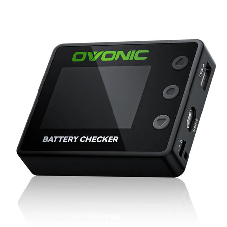OVONIC C30 Smart-Akkutester und Zell-Balancer für 1S-8S LiPo-, LiHV-, LiFe- & Li-Ion-Akkus, PWM/PPM-Servotester, 30 W USB-C PD & 22,5 W USB-A Schnellladeausgang