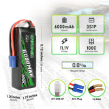 6000mAh / 3S / EC5
