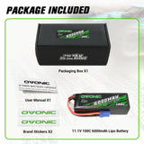 6000mAh / 3S / EC5