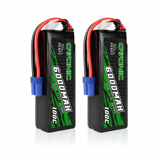 OVONIC Rebel Series 11,1V 6000mAh 100C 3S Softcase LiPo-Akku mit EC5-Anschluss
