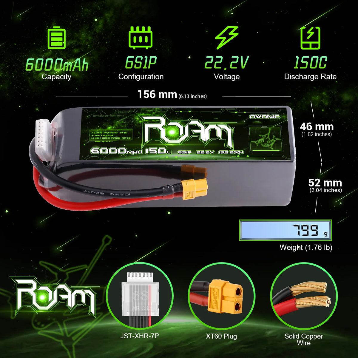 6000mAh / 6S / XT60 oder XT90-S